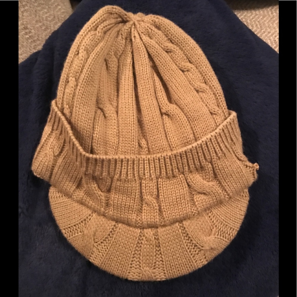 Michael Kors beanie with brim snow beanie